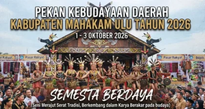 Pekan Kebudayaan Mahakam Ulu 2026 Digelar Oktober, Libatkan Pelajar dan UMKM Lokal